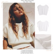 75428 - White Casual (S,M,L) - BLOUSE