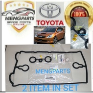 ORIGINAL TOYOTA CALDINA 2.0 TURBO GT4 ST246 * 3SGTE * VALVE COVER GASKET + PLUG SEAL IN SET 11213-88
