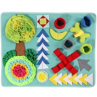 Pet Dog Toys Sniffing Pads Tibetan Food Decompression Training Educational Games Interactive Play To