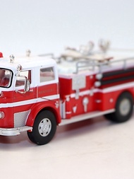1/64 Fire Truck 1971 Seagrava K-type Pumper Fire Pump Truck Fire Truck Model Decoration