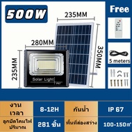 ซื้อ 1 แถม 1 1000W Solar Light 1000W โซล่าเซลล์ไฟสปอร์ตไลท์ กันน้ำ ไฟ led ไฟสปอร์ตไลท์โซล่าเซลล์