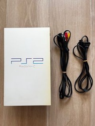 日版 PS2 SONY PLAYSTATION 2 PEARL WHITE CONSOLE SCPH-50000 PW 珍珠白主機  能玩 PS PS1 PS2 遊戲（原裝無改機 全正常