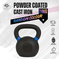 Kettlebell 24KG Besi Tuang | Cast Iron Kettlebell Gym Fitness Workout Home Training Dumbbell