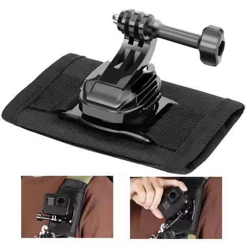 K&F Concept Backpack Belt Shoulder Strap Mount for GoPro Hero 13/12/11/10/9/8/7/6/5/4 DJI Osmo Actio