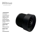 【On Sale】 Witrue 2.4mm M12 Lens 1/3 Inch 5mp F1/2.0 No Distortion For Cctv Camera