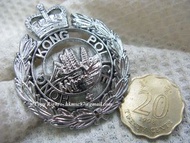 特價特價~!! 只此一個~!! 1960/70年代 - 港英殖民地 - '香港警察' (未獲御賜"皇家"稱號之前) - 貝雷帽章/領章 - 歷史文物 - 品相良好 - 複刻貨品 - 如同全新 - 實拍