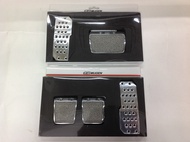 Racing Mugen Pedals Car Foot Rest Accelerator Pedals Brake Pedal Clutch Pedal for Honda Accord Civic