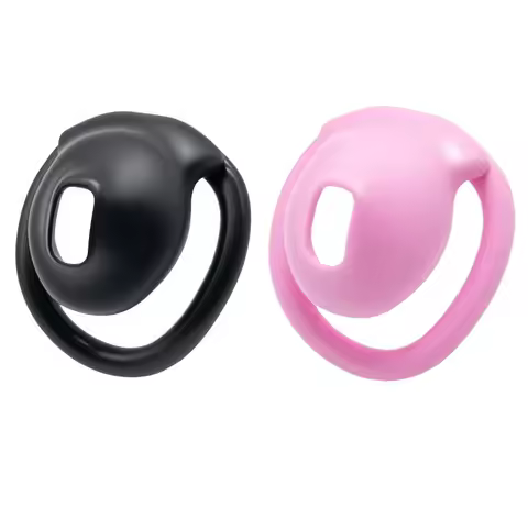 Men'S Small Lid Chastity Lock Fake Women Cb Chastity Device Embedded Cock Cage Invisible Lock Seat L