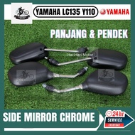YAMAHA Y100 Y110 SS2 LC135 Y15 RXZ EGO AVANTIZ SOLARIZ 🔥 READY STORE 🔥 Side Mirror Warna Chrome Thai