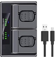 USB Dual Travel Charger for Leica BP-SCL6 Batteries - Compatible with Leica Q3 SL3 Q3 43 Camera BP-S