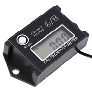 LCD Digital Tachometer Tach/Hour Meter RPM Tester for 2/4 Stroke Engine Motor