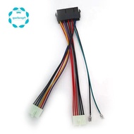 1Pcs 20Pin ATX to 2Port 6Pin AT Converter Power Cable Cord for 286 386 486 Computer