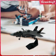 [Flowerhxy1] 1/72 Scale F35B Aircraft Model Diecast Airplane Model with Stand Statue Alloy Aircraft 