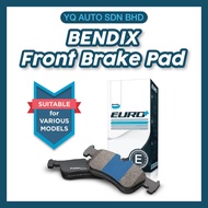 Bendix Euro Plus DB1241EURO Disc Brake Pad Rear for Mercedes S124 C124 A124 W210 A208 C208 C09 A209 