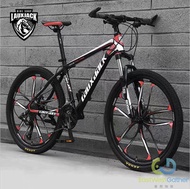 東西物聚 - 包安裝送貨頂配版十刀黑紅單車自行車