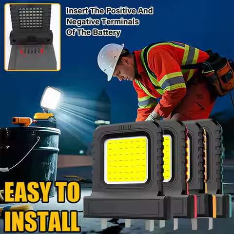 IP67 Waterproof LED Work Light for 20v-21vHigh Brightness Long-lasting Power Work Light for Garage,