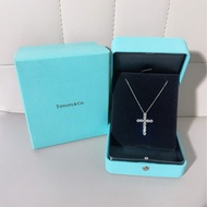 Tiffany蒂芙尼 PT950铂金满钻十字架项链