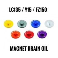 Y15 V1 V2 / LC135 V1-V6 / FZ150 / Y16 / NMAX CARDINALS RACING MAGNET OIL DRAIN CAP ENGINE OIL NUT