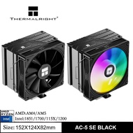 Thermalright AC-5 SE ARGB Black CPU Air Cooler AGHP 5 Heat Pipe Chassis heat PC Radiator for LGA1851