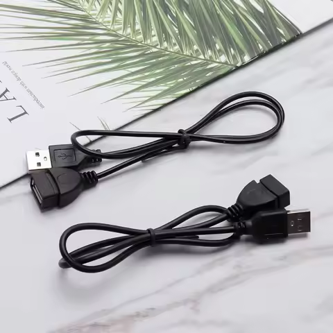 USB 2.0 A Male to A Female Data Transmission Cable Sync Charger USB Extension Cord for PC Laptop Key