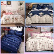 "PROYU" 1000TC BIG SALE 7 in 1 High Quality Cotton Euro Collection Fitted Bedsheet set with Comforter {Queen/King}