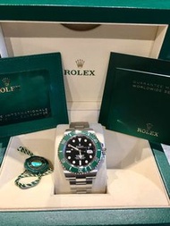 Rolex 勞力士 126610LV 綠黑水鬼 未用品 12/2021年錶