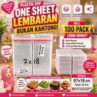 OPP Plastic Sheet Not a Bag – Risol Wrap, Rolled Omelette, Wet Cakes | 7x18 8x18 9x18
