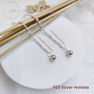 925 silver anklets/925sterling silver anklet silver anklet