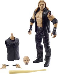WWE Wrestlemania 37 Elite Collection Edge Action Figure with Entrance VestBat and Paul Ellering and 