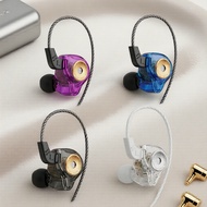 QKZ AK6-Ultra Dynamic Driver In-Ear Headset, 3.5mm AUX, HD Mic, HiFi Monitor, Gaming/Music QKZ AK6-U