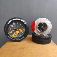 Table Clock Vintage Clock Second Hand Clock Table Clock Unique Table Clock Racing Clock