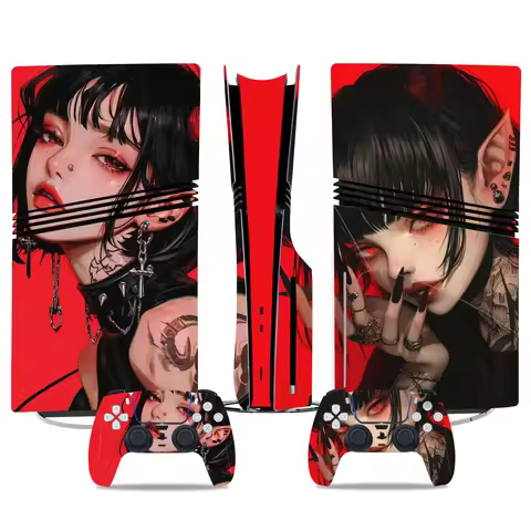 Anime girls game accessories GAME PS5 PRO disc Skin Sticker Decal Cover for ps5 Pro disc Console and