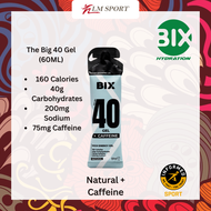 BIX HIGH ENERGY GEL 30/40 | 60ML WORKOUT RUNNING/TRAIL/HIKING/CYCLING NO CAF/ HAVE CAF