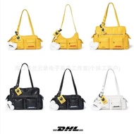 Cross-Border-samoondoh & DHL Joint Locomotive Saddle Bag SAMO ONDOH Postman Punk Style Female Bag