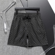 CUCCI1234 Casual Letter Jacquard New Style Men's Loose Shorts