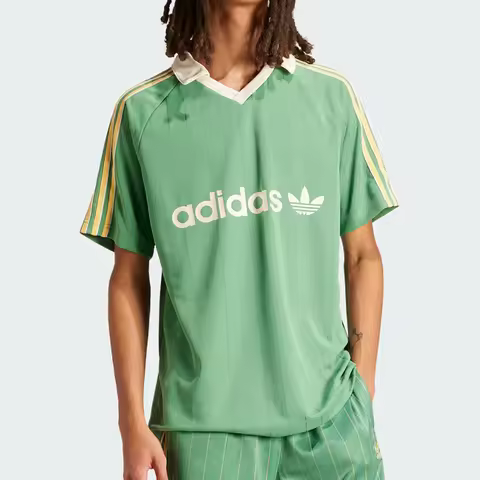 Adidas Official Authentic Three Stripes Men's Classic Football Short Sleeve Jersey IR9381