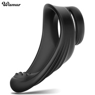 [WS]Stretchy Silicone Harder Stronger Erection Enhancing Dual Penis Ring Adult Toy