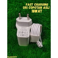 CHANGER CESAN ORIGINAL COPOTAN 18W A52 A53 A54 A55 A74 A91 A92 FAST CHARGING TYPE C