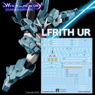 Water Decal GHOST HG 1/144 GANDAM LFRITH UR