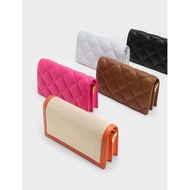 CNK Alcott Scarf Handle Quilted Clutch