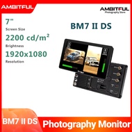 PortKeys BM7 II DS 7″ 2200nit Wide Color Gamut Wireless Camera Control Monitor 4K Full Touch Screen