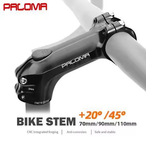 Paloma MTB CNC Bike Stem 31.8mm Power Parts Riser Bicyle Handlebar Stem 20/45 Degree Handle Extender