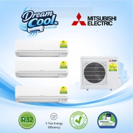 Mitsubishi System 3 aircon unit and condenser only