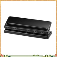 Adjustable 6-Hole Hole Punch Metal 6 Ring Hole Punch 6 Hole Hole Punch for A4, A5, A6 Adjustable Dis