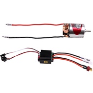 540 Brushed Motor Waterproof ESC 320A Speed Control Combination Set for 1/10 RC Car Crawler SCX10
