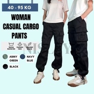 Korean Casual Pants Multi Pocket Cargo Pants Women Pants Cargo Women Cargo Pants Long Pants Trousers