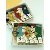 Nito Bear New Style Medium Thick Cotton Middle Tube Socks Cartoon Boneless 1-3-5 Years Old Combed Co