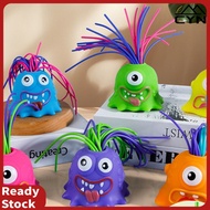 Ugly little devil stress relief toy fun baby craft hair puller scream Little Devil Hole Compression 