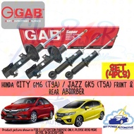 HONDA CITY GM6 (T9A) / JAZZ GK5 (T5A) GAB SUPER GAS SHOCK ABSORBER (SET 4PCS)