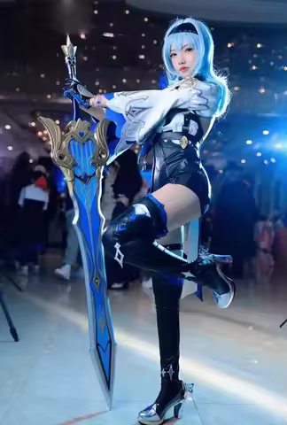 Game Genshin Impact Eula Sword Song of Broken Pines Cosplay Props Weapons for Halloween Carnival Chr